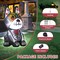 4FT Halloween Inflatables Dia de Los Muertos Dog(4ft Skull Dog)